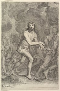 Christus wird von Soldaten gefangen genommen von Claude Mellan