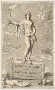 Weibliche Figur von Claude Mellan
