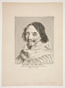 Henri de Mesmes von Claude Mellan