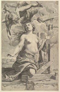 Martyrium der St. Katharina von Claude Mellan