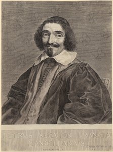 Porträt von Kanzler Pierre Séguier von Claude Mellan