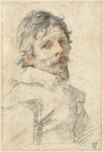 Selbstporträt, ca. 1640 von Claude Mellan