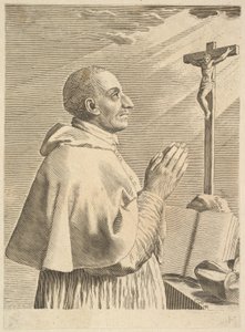 Der heilige Karl Borromäus von Claude Mellan