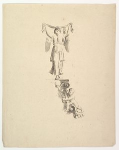 Statue eines Engels von Claude Mellan