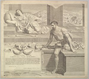 Theologische These von Antoine Talon von Claude Mellan