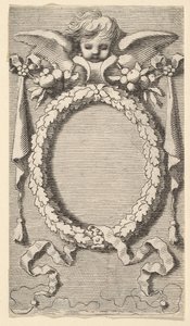 Titelseite: Desmarets de Saint-Sorlin, LOffice de la Vierge Marie, 1645 von Claude Mellan