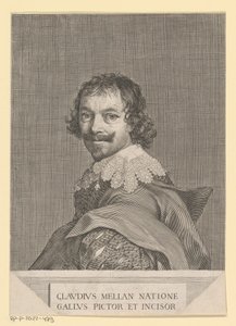 Selbstporträt von Claude Mellan
