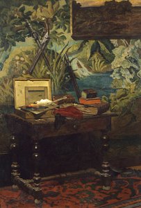 Eine Ecke des Ateliers von Claude Monet