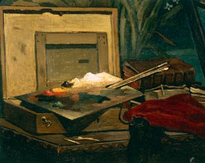 Eine Ecke des Ateliers