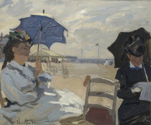 Am Strand von Trouville
