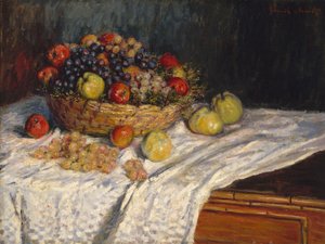 Äpfel und Trauben