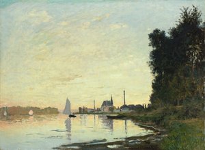 Argenteuil, Spätnachmittag, 1872 von Claude Monet