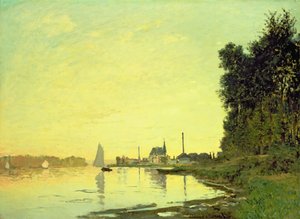Argenteuil, am späten Nachmittag, 1872 von Claude Monet