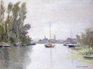 Argenteuil, Ansicht des kleinen Arms der Seine, 1872 von Claude Monet