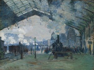 Ankunft des Normandie-Zuges, Gare Saint-Lazare, 1877
