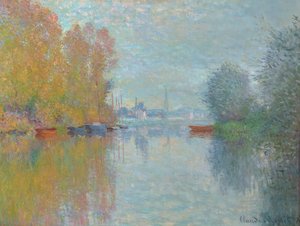 Herbst an der Seine, Argenteuil 1873 von Claude Monet