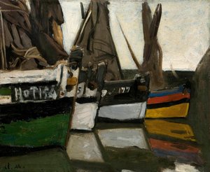Fischerboote in Honfleur