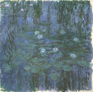 Blaue Seerosen von Claude Monet