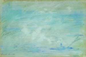 Boot auf der Themse, Nebeleffekt, 1901 von Claude Monet