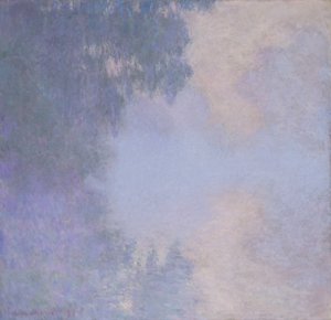 Zweig der Seine in der Nähe von Giverny (Nebel) von Claude Monet