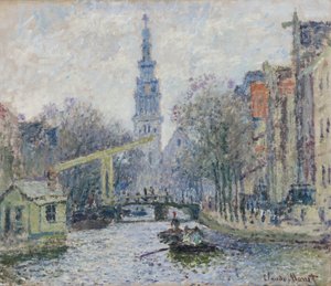 Kanal in Amsterdam, 1874