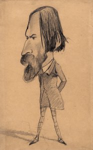 Karikatur von Auguste Vacquerie, ca. 1859 von Claude Monet
