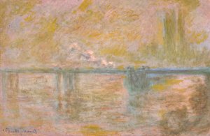 Charing-Cross-Brücke in London von Claude Monet