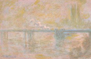 Charing-Cross-Brücke in London, ca. 1902