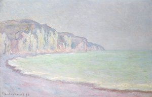 Klippen bei Pourville, 1896 von Claude Monet