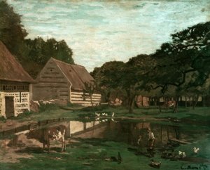 Bauernhof in der Normandie von Claude Monet