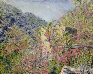 Das Gran Sasso Tal im Sonnenschein von Claude Monet