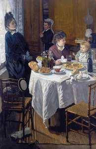 Das Mittagessen (Zustand nach der Restaurierung) von Claude Monet