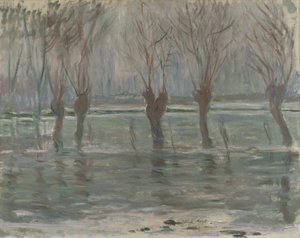 Hochwasser, 1896 von Claude Monet