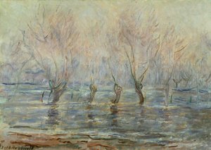 Überschwemmung in Giverny von Claude Monet