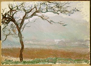 Landschaft bei Giverny von Claude Monet