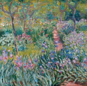 Der Frühling, Giverny von Claude Monet