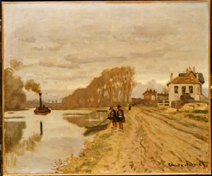Infanteristen der Flanant-Garde auf dem Wasser von Claude Monet