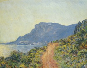 La Corniche bei Monaco, 1884 von Claude Monet