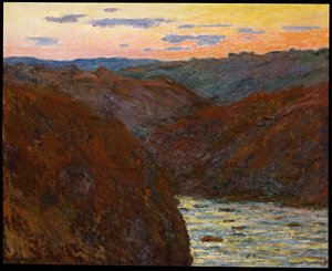 La Creuse, Sonnenuntergang von Claude Monet