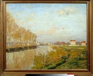 Die Seine bei Argenteuil von Claude Monet