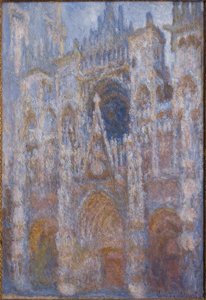 Die Kathedrale von Rouen. Das Portal, Morgensonne von Claude Monet