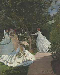 Damen im Garten von Claude Monet