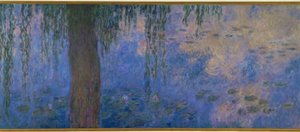 Der Seerosenteich mit Weiden, Der Morgen mit Weiden von Claude Monet