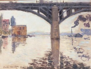 Die Straßenbrücke von Argenteuil
