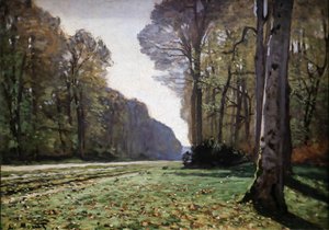 Le pavé de Chailly 1865 von Claude Monet