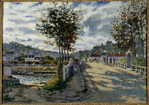 Le pont de Bougival von Claude Monet