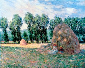 Die Heuhaufen von Claude Monet