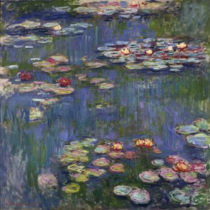 Die Seerosen in Giverny von Claude Monet