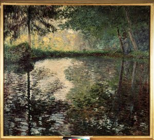 Der Teich von Montgeron von Claude Monet
