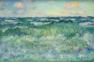 Marine, Pourville von Claude Monet